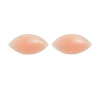 QUUPY 1Pair Silicone Bra Inserts Breast Enhancers Chicken Fillets Bra Insert Pad Push-up Gel Bikini Bra Padding Booster Pads