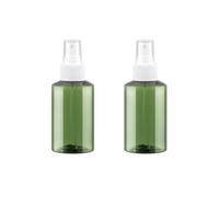 QUUPY 2Pcs 150ML/5OZ Plastic Spray Bottles Empty Fine Mist Spray Bottle for Makeup Remover Cosmetic Beauty Care(Green)