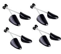 QUUPY 4 Pairs Practical Adjustable Length Men Shoe Tree Shoe Stretcher Boot Holder Shaper Keep Shoes in Pristine Conditions