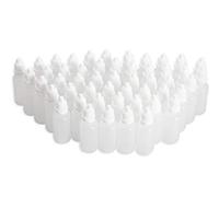 QUUPY 50Pcs 30ml Empty Plastic Dropper Dropping Bottles Squeezable Eye Liquid Dropper Bottles Vials Sample Packing Containers (Drops of Plug Can Removable)