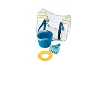 Quut Essential Beach Toy Set for Kids - Ocean Blue | Complete Sand Play Set with Bucket, Shovel & Sifter | Durable BPA-Free Outdoor Toys