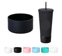 QUVIAE Silicone Boot Compatible with Starbucks Venti 24 oz Cups, Protective Cups Bottom Accessories Fits for Starbucks Tumblers, Anti-Slip, Scratch-Resistant and Noise-Reducing Sleeve Cover