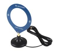 Quvixy Antenna Donut Wideband 10kHz-180MHz for AM FM SDR and Aviation | extension with SMA base lets you place the antenna outside or higher, boosting reception from LW to VHF bands