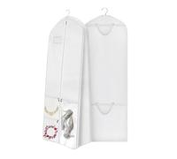 Quvixy Dress Garment Bag Long Travel Cover 180 cm with Foldable Handle