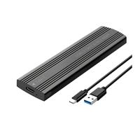 Quvixy M.2 SATA Enclosure USB Type-C 5Gbps for 2230/2240/2260/2280 SSDs | Plug-and-play design works across , macOS, and Linux with USB-C 5Gbps, delivering effortless setup in seconds.