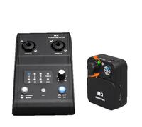 Quvixy Wireless In-Ear Monitor System 2.4G Mono Stereo Input Switch Live | One button mono stereo switch ultra compact, channel scan finds a clear wireless channel, ensuring smooth live monitoring