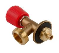 Quwem Camping Gaz Adapter for Caravan 907,904 & 901, Gas Canister Refill Adapter for Motorhome Regulators Butane Canister Universal Brass Gas Adaptor Gas Convertor for Hiking Camping Gas Burner