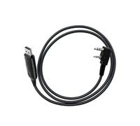 Quwem USB Programming Cable Replacement with Optical Disc for Baofeng,2 Pin Walkie USB Program Cable Compatible with Baofengor GT-5R/5RA BF-888S Wanhua Kpg-22 Kenwood