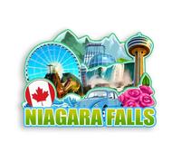 Quwsne Fridge Magnet Niagara Falls Canada Fridge Magnet City Travel Souvenirs Tourist Gifts Classic 3D Landmarks Handmade Home Decor 1869