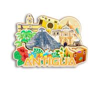 Quwsne Refrigerator Magnet Antigua Guatemala Fridge Magnet City Travel Souvenirs Tourist Gifts 3D Classic Landmarks Handmade Crafts Home Decoration2088