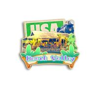 Quwsne Refrigerator Magnet Death Valley National Park USA Fridge Magnet City Travel Souvenirs Tourist Gifts 3D Classic Landmarks Handmade Crafts Home Decoration - 545