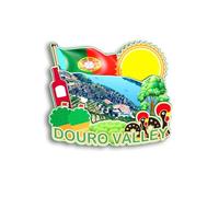 Quwsne Refrigerator Magnet Douro Valley Portugal Fridge Magnet City Travel Souvenirs Tourist Gifts 3D Classic Landmarks Handmade Crafts Home Decoration - 1584