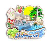 Quwsne Refrigerator Magnet Dubrovnik Croatia Fridge Magnet City Travel Souvenirs Tourist Gifts 3D Classic Landmarks Handmade Crafts Home Decoration2308