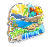Quwsne Refrigerator Magnet for Himare Albania Fridge Magnet City Travel Souvenirs Tourist Gifts 3D Classic Landmarks Handmade Crafts Home Decoration -2465