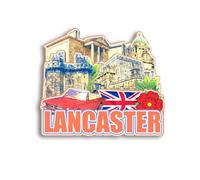 Quwsne Refrigerator Magnet Lancaster United Kingdom Fridge Magnet City Travel Souvenirs Tourist Gifts 3D Classic Landmarks Handmade Crafts Home Decoration - 1367