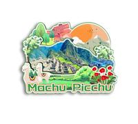 Quwsne Refrigerator Magnet Machu Picchu Peru Fridge Magnet City Travel Souvenirs Tourist Gifts 3D Classic Landmarks Handmade Crafts Home Decoration2079