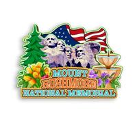 Quwsne Refrigerator Magnet Mount Rushmore National Memorial South Dakota USA Fridge Magnet City Travel Souvenirs Tourist Gifts 3D Classic Landmarks Handmade Crafts Home Decoration -1143