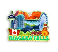 Quwsne Refrigerator Magnet Niagara Falls Canada Fridge Magnet City Travel Souvenirs Tourist Gifts 3D Classic Monuments Handmade Crafts Home Decoration-1870