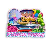 Quwsne Refrigerator Magnet Pigeon Forge Tennessee USA Fridge Magnet City Travel Souvenirs Tourist Gifts 3D Classic Landmarks Handmade Crafts Home Decoration -1164