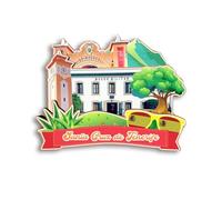 Quwsne Refrigerator Magnet Santa Cruz de Tenerife Spain Fridge Magnet City Travel Souvenirs Tourist Gifts 3D Classic Landmarks Handmade Crafts Home Decoration - 992