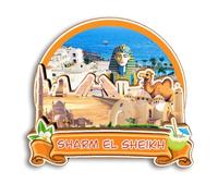 Quwsne Refrigerator Magnet Sharm El Sheikh Egypt Fridge Magnet City Travel Souvenirs Tourist Gifts 3D Classic Landmarks Handmade Crafts Home Decoration -2913