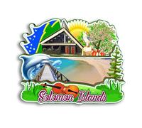 Quwsne Refrigerator Magnet Solomon Islands Fridge Magnet City Travel Souvenirs Tourist Gifts 3D Classic Landmarks Handmade Crafts Home Decoration -2876