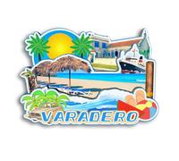 Quwsne Refrigerator Magnet Varadero Cuba Fridge Magnet City Travel Souvenirs Tourist Gifts 3D Classic Landmarks Handmade Crafts Home Decoration2137