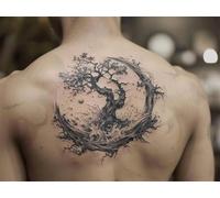Quxaoqiao Adults and Beginners 5D Diamond Painting DIY Full Drill Kits Cool Tattooed Pictures Embroidery Cross Stitch Diamond Art Perfect for Gift and Home Wall Decor Square Drill 85x115cm AE2600