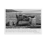 QUXDJZ Anthony Bourdain Vintage Poster (8) Canvas Poster Wall Art Decor Print Picture Paintings for Living Room Bedroom Decoration 12x18inch(30x45cm)