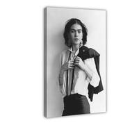 QUXDJZ Frida Kahlo Historical Photography Poster Canvas Poster Wall Art Decor Print Picture Paintings for Living Room Bedroom Decoration 20x30inch(50x75cm)