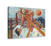 QUXDJZ Frida Kahlo Without Hope Canvas Poster Bedroom Decor Landscape Office Room Decor Gift 08x12inch(20x30cm)