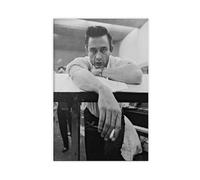 QUXDJZ JOHNNY CASH Poster (2) Canvas Poster Wall Art Decor Print Picture Paintings for Living Room Bedroom Decoration 08x12inch(20x30cm)