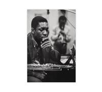 QUXDJZ Miles Davis & John Coltrane Diptych Poster Canvas Poster Bedroom Decor Landscape Office Room Decor Gift 20x30inch(50x75cm)