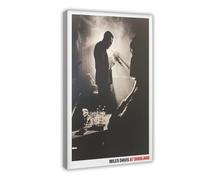 QUXDJZ Miles DaVIs - Live At Birdland Poster Canvas Poster Wall Art Decor Print Picture Paintings for Living Room Bedroom Decoration 16x24inch(40x60cm)