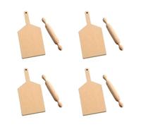 QUXVUIS 1 6 1 12 Rolling Pin Set Miniature Toy Enhances Child’s Spatial Awareness And Imagination While Playing Playset Dollhouse Rolling Pin Cutting Board Set