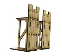 QUXVUIS 1/72 Fortress Building Models House Encourages Fun Learning Experience With for Creative Assembly Focusing On Architecture Skills 1/72 Fortress, small right angle, 8-12cm