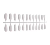 QUXVUIS 1 Set False Nails Wear-resistant Classic Trend Different Colors High-ranking New-style Exquisite Appearance Fake Accessories, SM17-W White