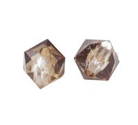 QUXVUIS 100 Pieces Adults Necklace Beads Portable Bracelet Anklet Bead Assorted Kit DIY Crafting Decoration Handmade Handicraft, Brown