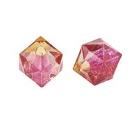 QUXVUIS 100 Pieces Adults Necklace Beads Portable Bracelet Anklet Bead Assorted Kit DIY Crafting Decoration Handmade Handicraft, Pink Yellow