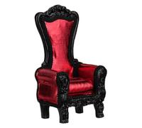 QUXVUIS 112 Sofa Couch Model Doll Chair Sofa Unique Background Furniture For Architectural Miniature Designs And Toy Exhibits 1/12 Dollhouse Single Doll Chair Model , red , 8.5x16cm