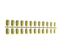 QUXVUIS 24 Pieces Square-shaped Solid Colorful Press on Nails Artificial DIY Exquisite French Nail for Manicure Salons , 4