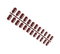 QUXVUIS 24 Pieces Square-shaped Solid Colorful Press on Nails Artificial DIY Exquisite French Nail for Manicure Salons , 6