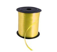 QUXVUIS 250 Yards Full Roll Balloon Curling Ribbon Wrap Spool Colorful Strap Decorative Christmas Birthday Party Favors String, yellow