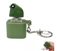 QUXVUIS 2pack/lot Quack Frog Keychain Fun Keyboard Fidgets Pack With Clickers And Light Sounds Quack Frog Keychain - Sound