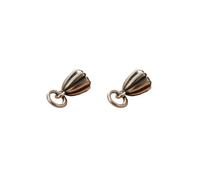 QUXVUIS 2Pcs DIY Lotus Silver Delicate Mini Charm Pendant Pendants All-match Jewelry Accessory Decorative Bracelet Household, Obsolescence, Large