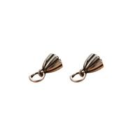 QUXVUIS 2Pcs DIY Lotus Silver Delicate Small Charm Pendant Pendants All-match Wide Application Jewelry Accessory Necklace, Obsolescence, Small
