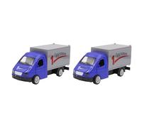 QUXVUIS 2pieces Rivian Toy Precision Die-casting Scale Model Car With Anti Lock Braking System Simulated Interior, Blue, 12.5 * 5.*4.5CM