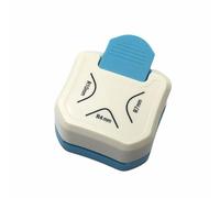 QUXVUIS 3 1 Tag Punch Corner And Rounder Cutter Label Punch Corner Tool Embosser And Photo Projects Rounder Label Rounders, white