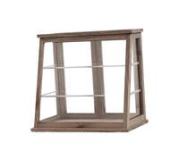 QUXVUIS 3 Layer Dollhouse Simulation Display Shelf Store Miniature Cake Stand For Decorative Displays In Home 3 Tiers Doll House Acrylic Display Case Bakery Dollhouse Miniature Bakery Case Decor