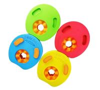QUXVUIS 4 Pieces Swimming Buoy Discs Foam Band Armbands Kids Adults Tool Buoyancy Circles Rings Strong Bearing Capacity